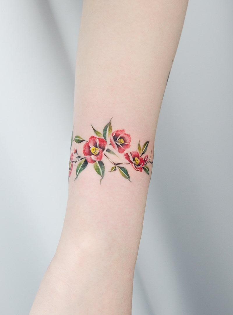 30 Pretty Camellia Tattoos You Must Love