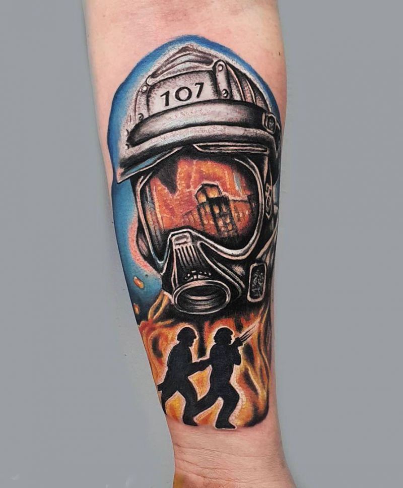 30 Pretty Firefighter Tattoos You Must Love