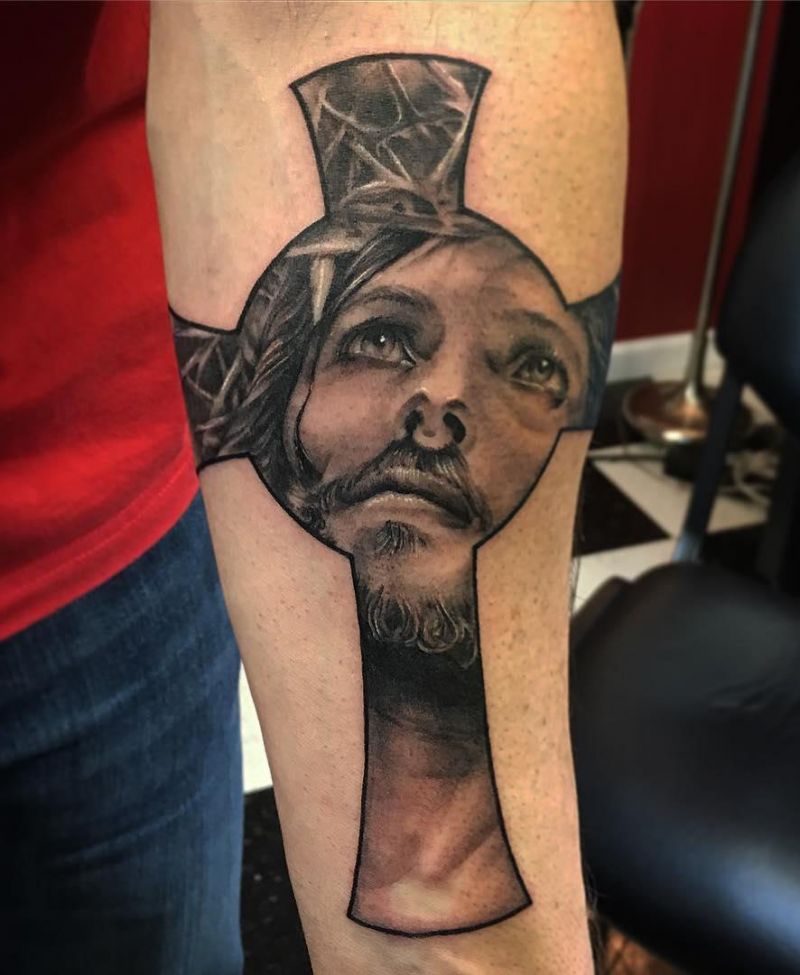 30 Perfect Jesus Cross Tattoos You Must Try