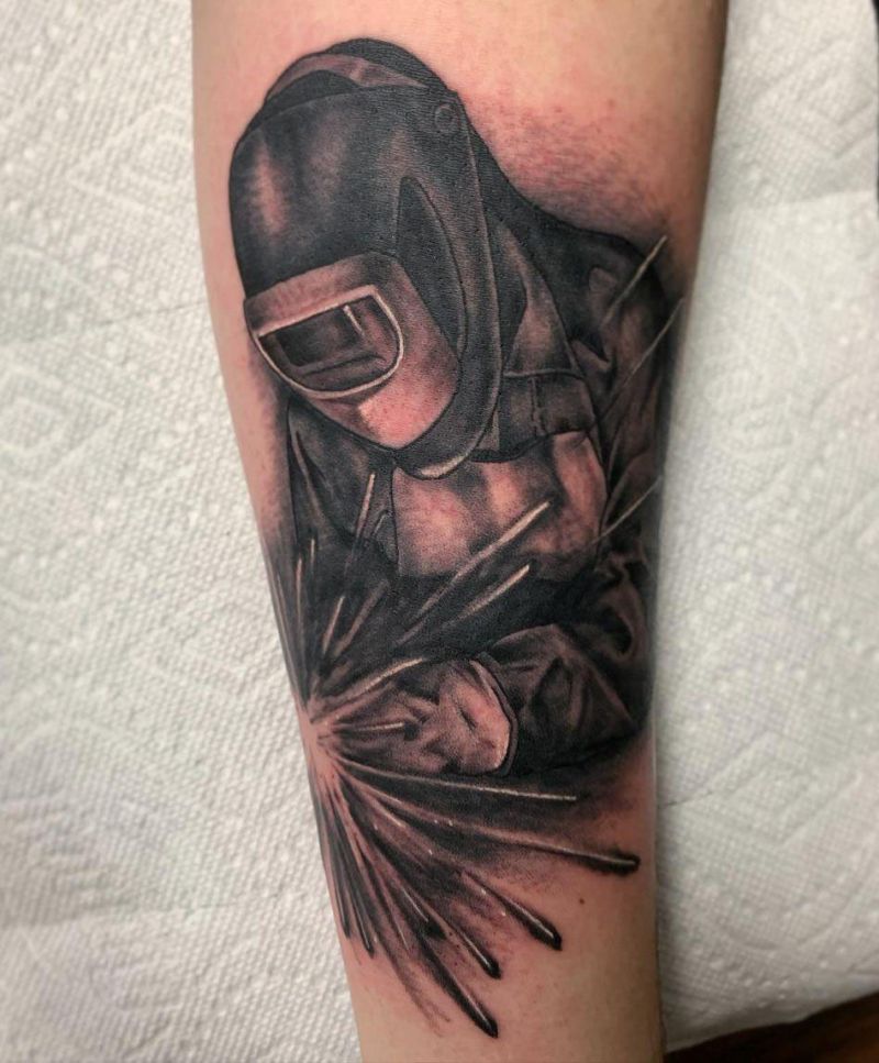 30 Pretty Welding Tattoos For Inspiration