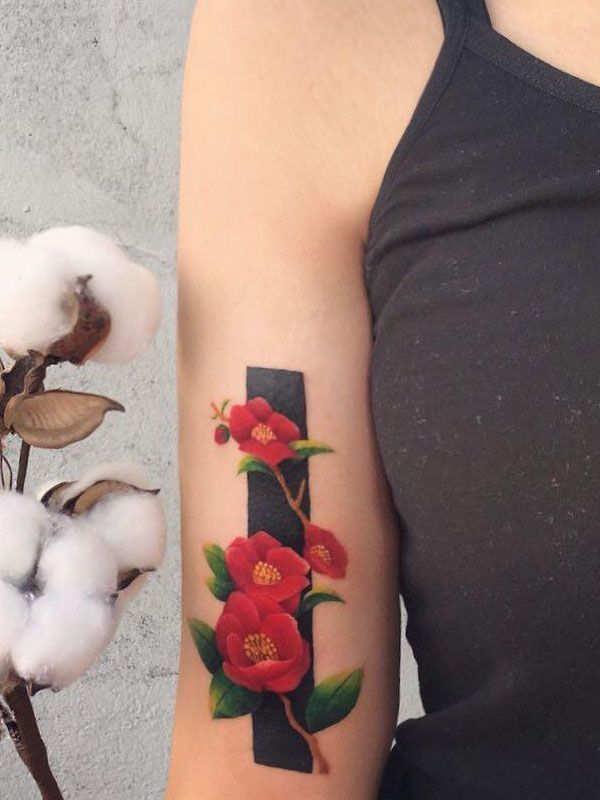 30 Pretty Camellia Tattoos You Must Love