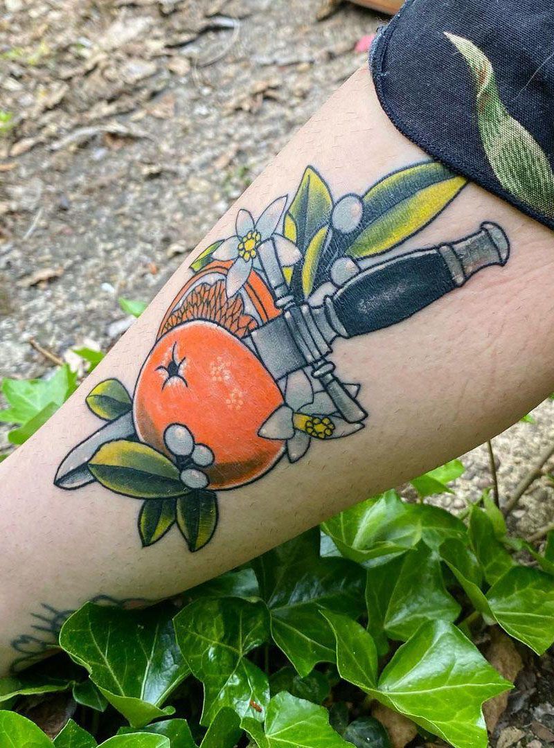 30 Pretty Orange Blossom Tattoos You Can Copy