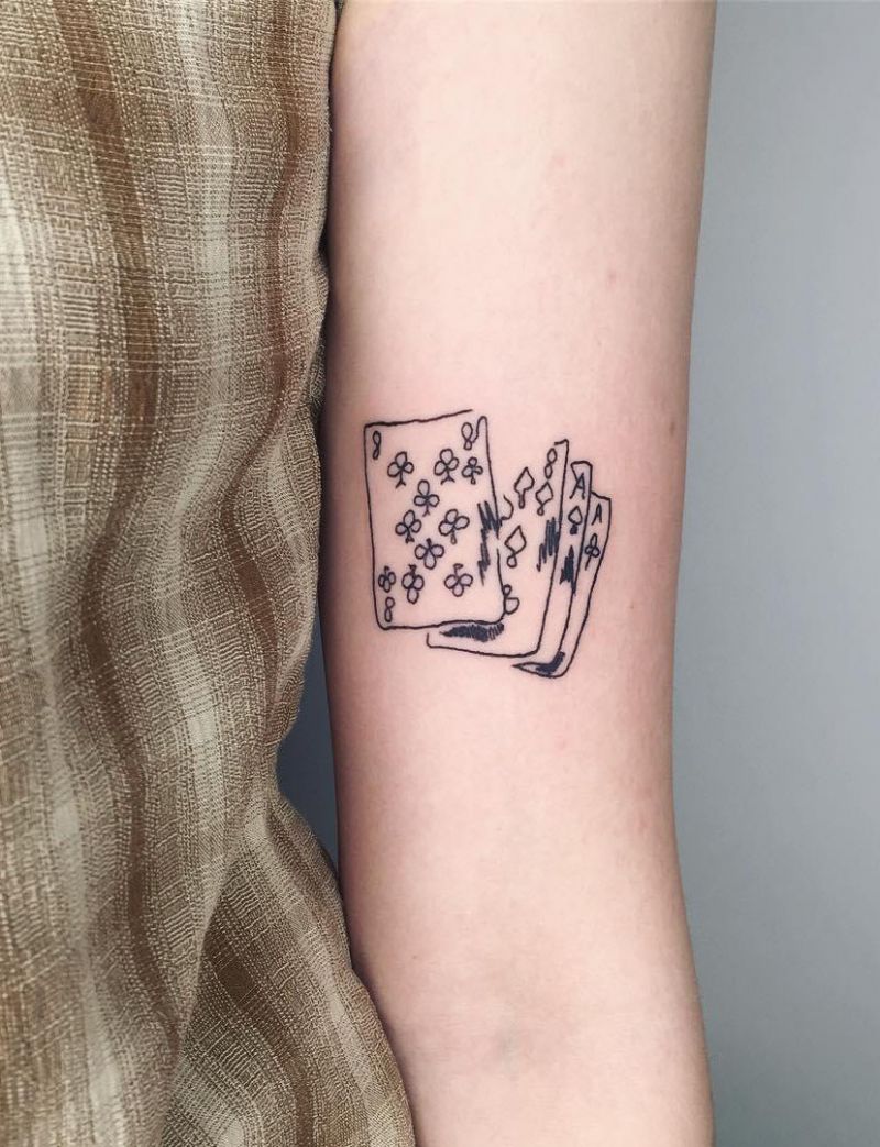 30 Pretty Playing Card Tattoos You Need to Copy