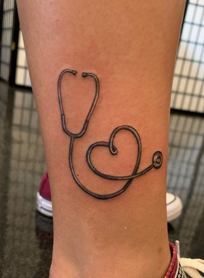 30 Pretty Stethoscope Tattoos You Can Copy