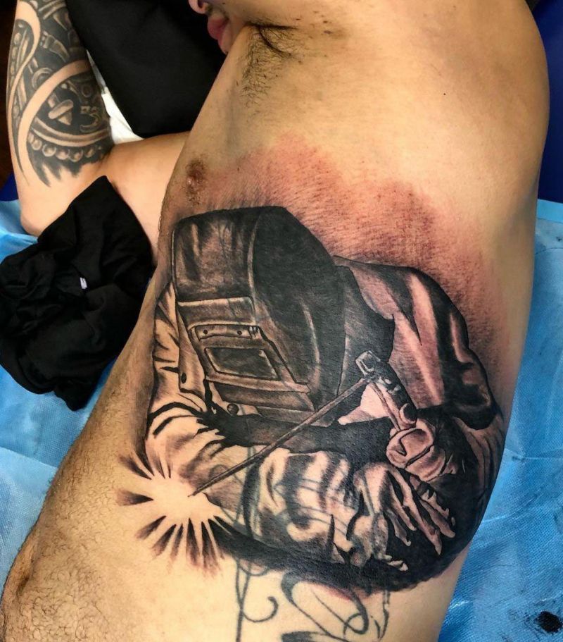 30 Pretty Welding Tattoos For Inspiration