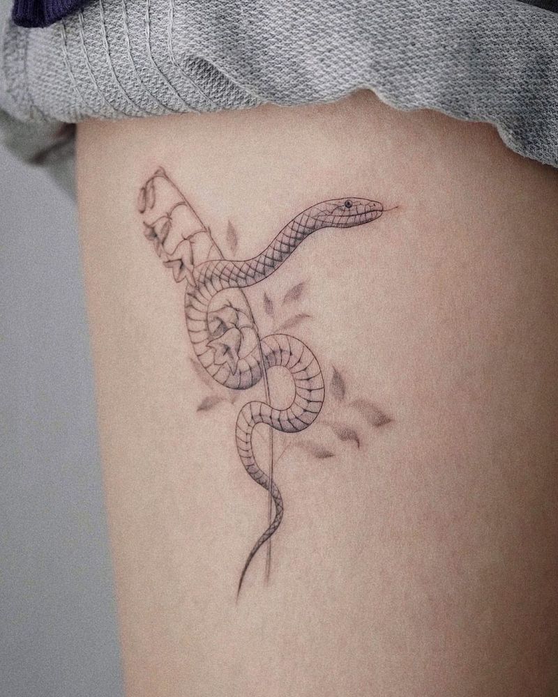 30 Great Bellflower Tattoos to Inspire You