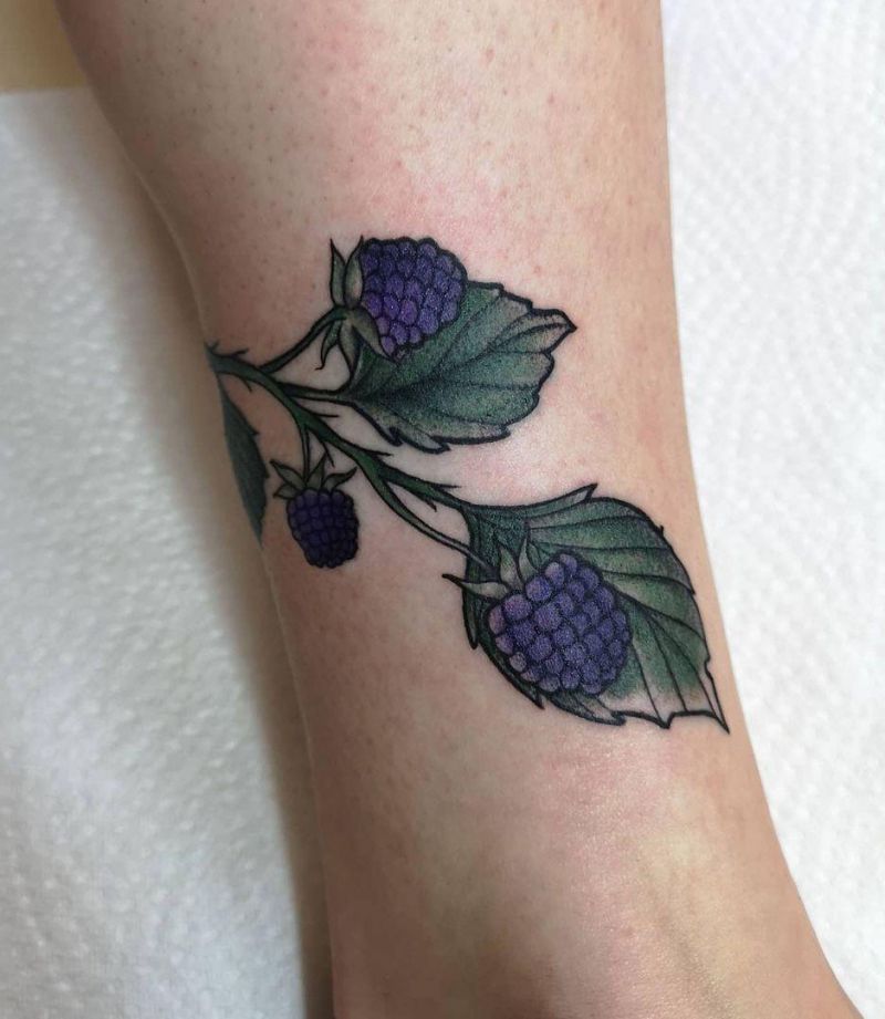 30 Pretty Blackberry Tattoos You Will Like