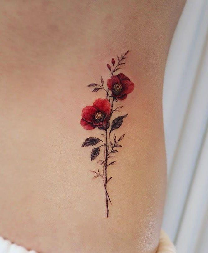 30 Pretty Camellia Tattoos You Must Love