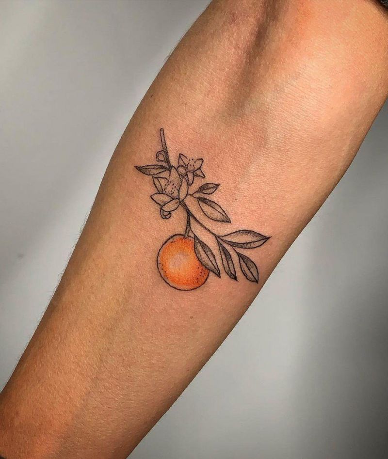 30 Pretty Orange Blossom Tattoos You Can Copy