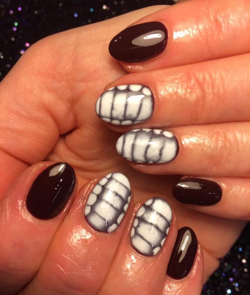 30 Pretty Snake Skin Nails You Will Love