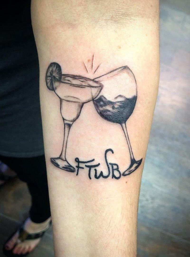 30 Pretty Wine Tattoos You Can Copy