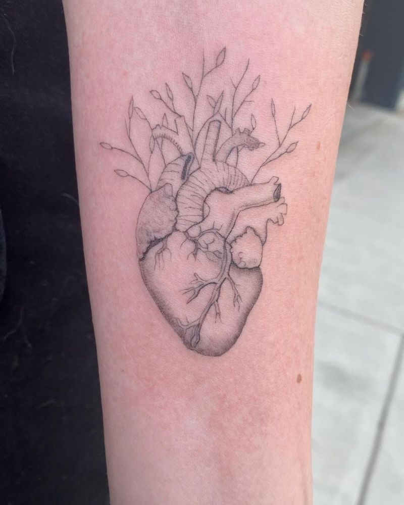 30 Pretty Anatomy Tattoos to Inspire You