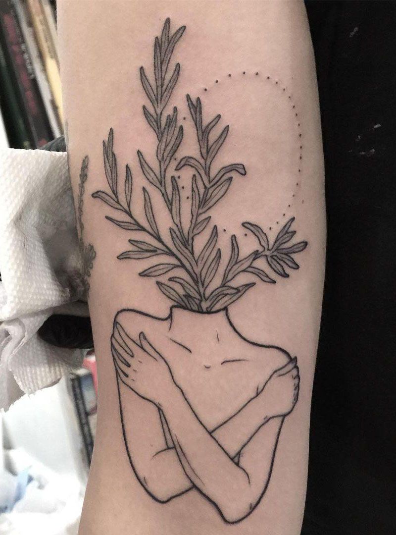 30 Gorgeous Rosemary Tattoos You Can Copy