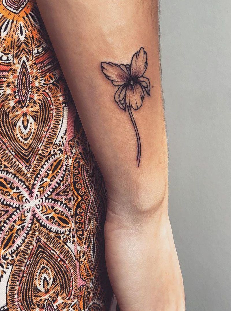 30 Pretty Violet Tattoos You Need to Copy