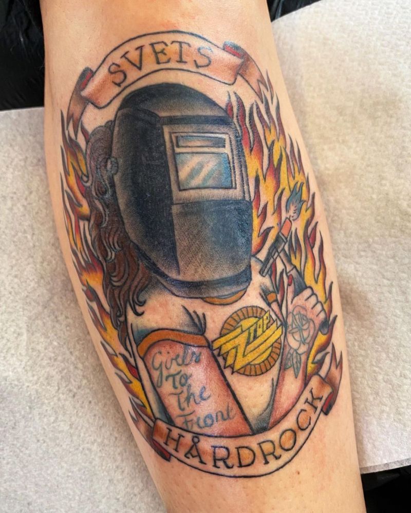 30 Pretty Welding Tattoos For Inspiration