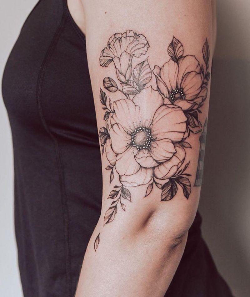 30 Pretty Anemone Tattoos You Must Try