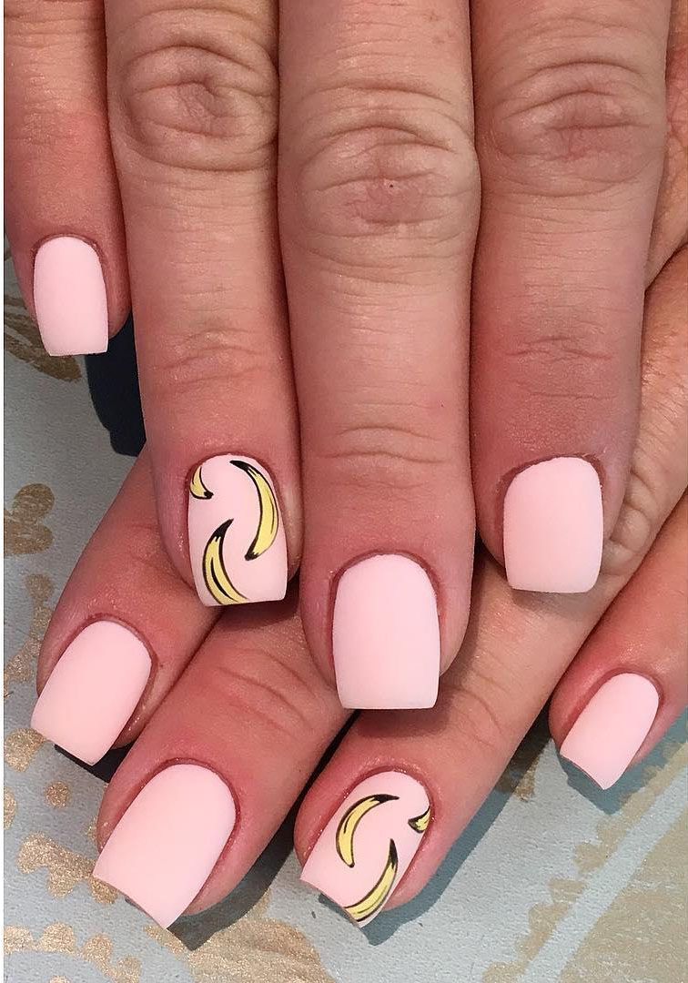 30 Stylish Banana Nail Art Designs You Can Copy