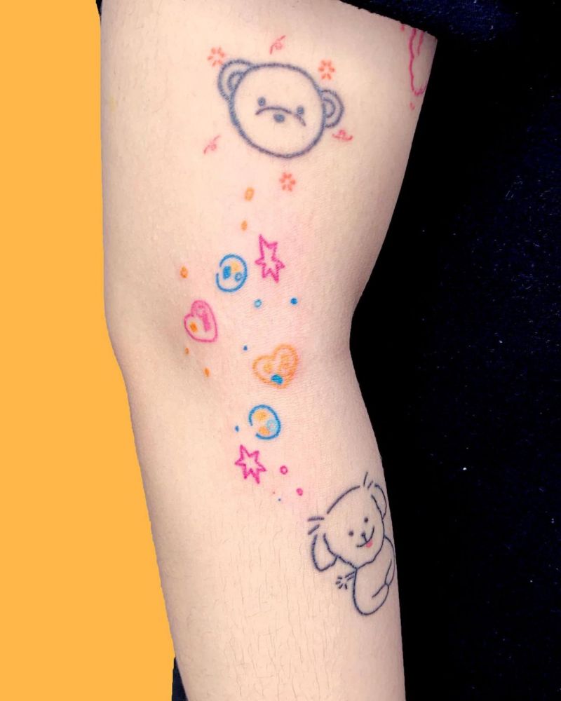 30 Pretty Bubble Tattoos You Will Love