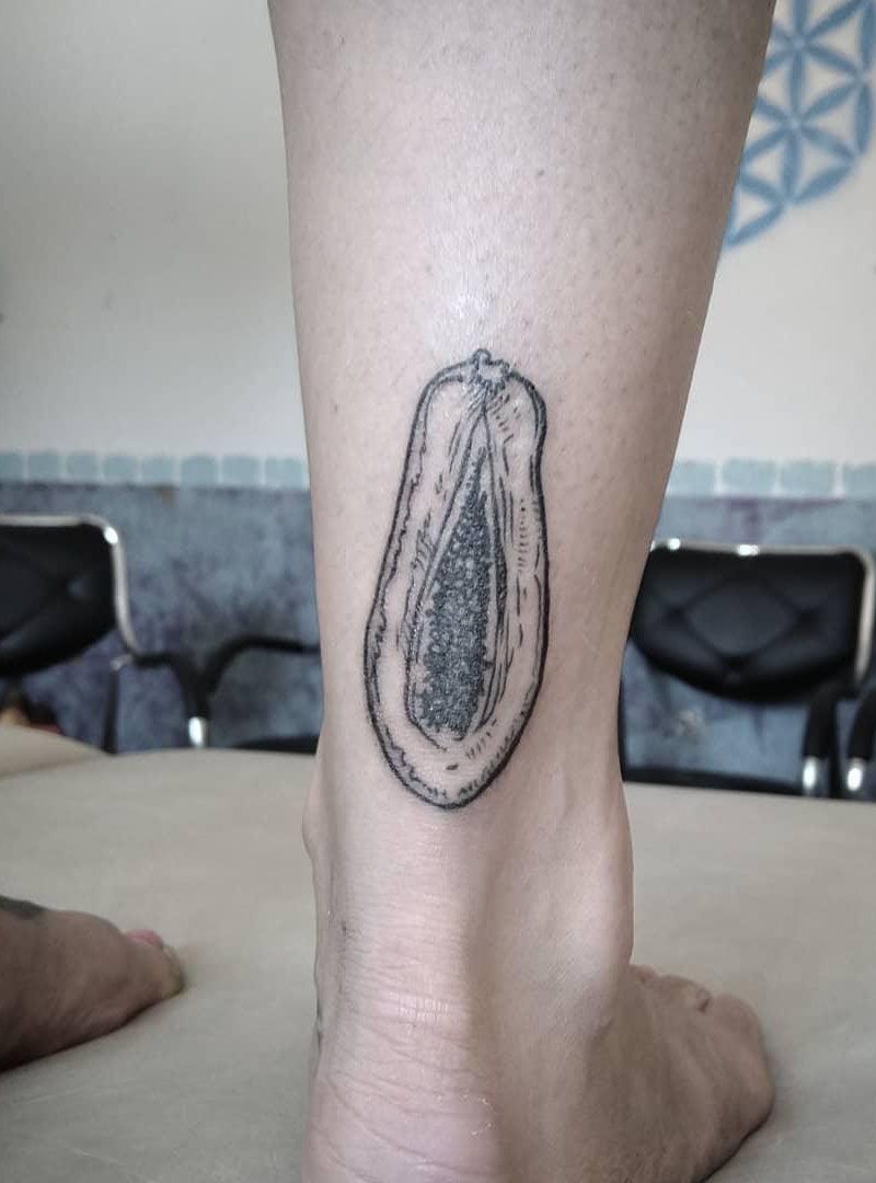 30 Perfect Papaya Tattoos to Inspire You