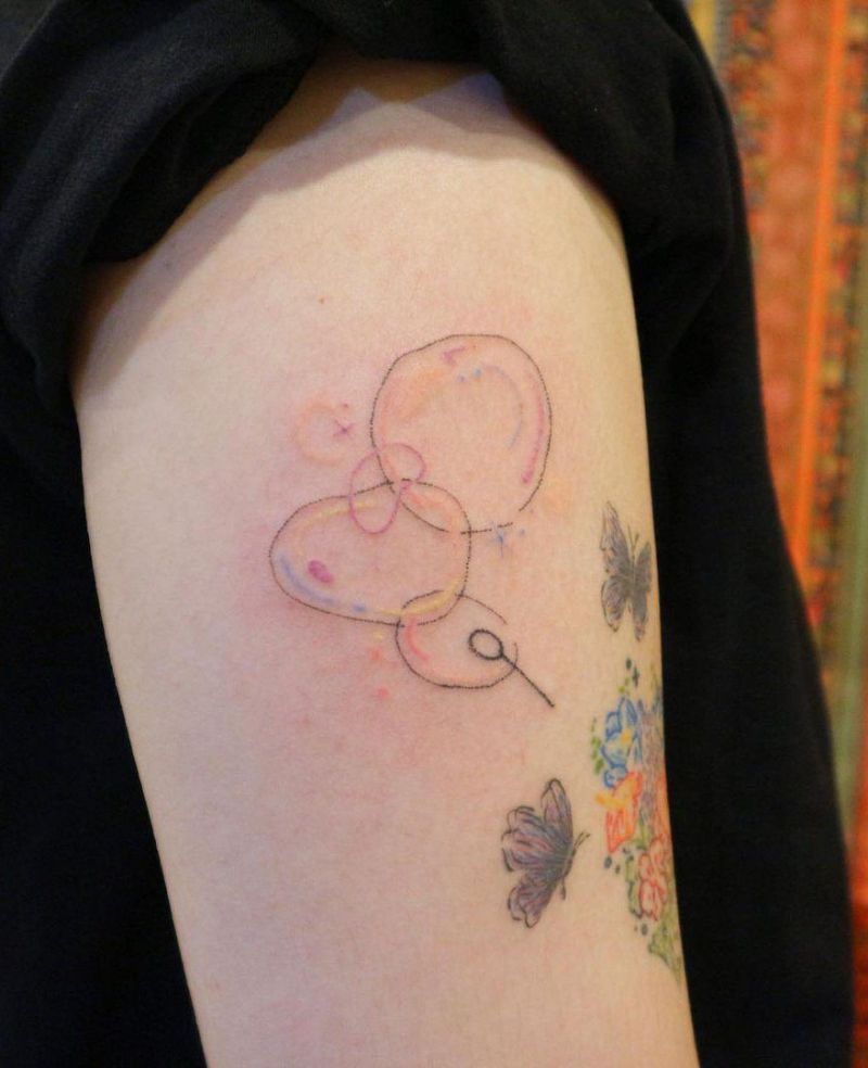 30 Pretty Bubble Tattoos You Will Love