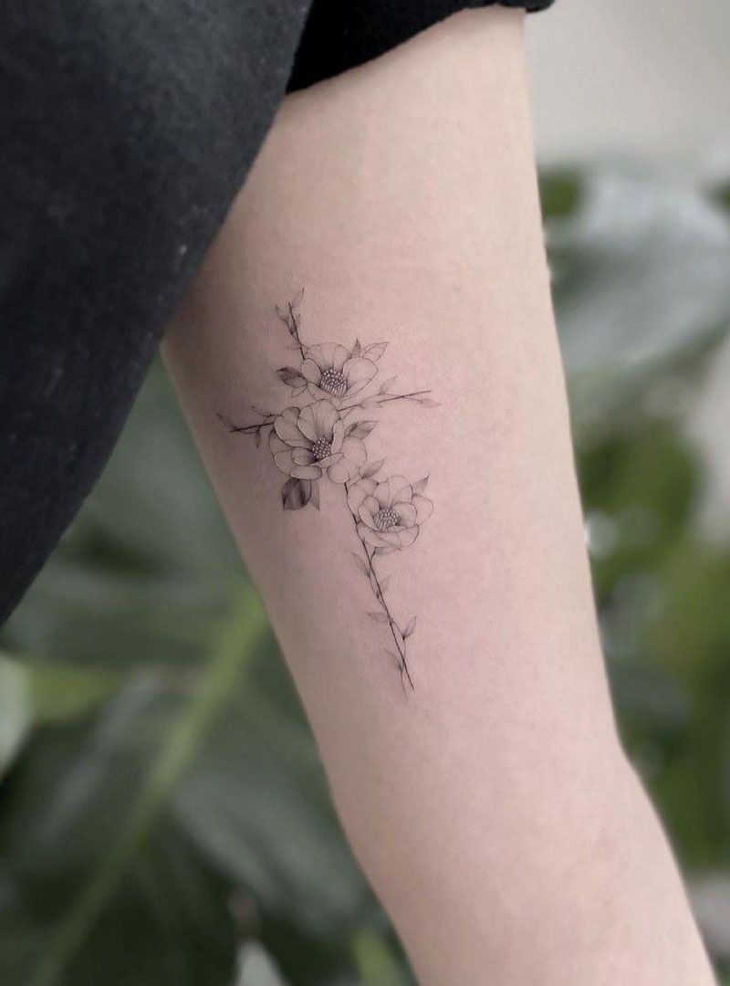 30 Pretty Camellia Tattoos You Must Love