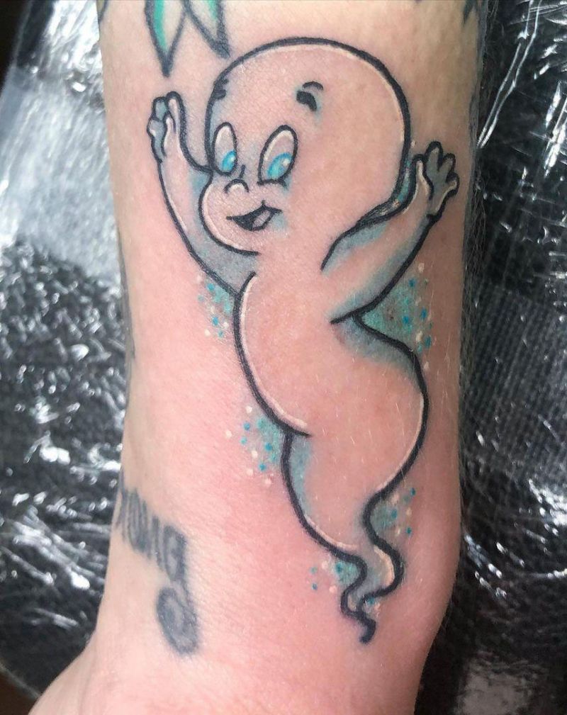 30 Cute Casper Tattoos You Must Love