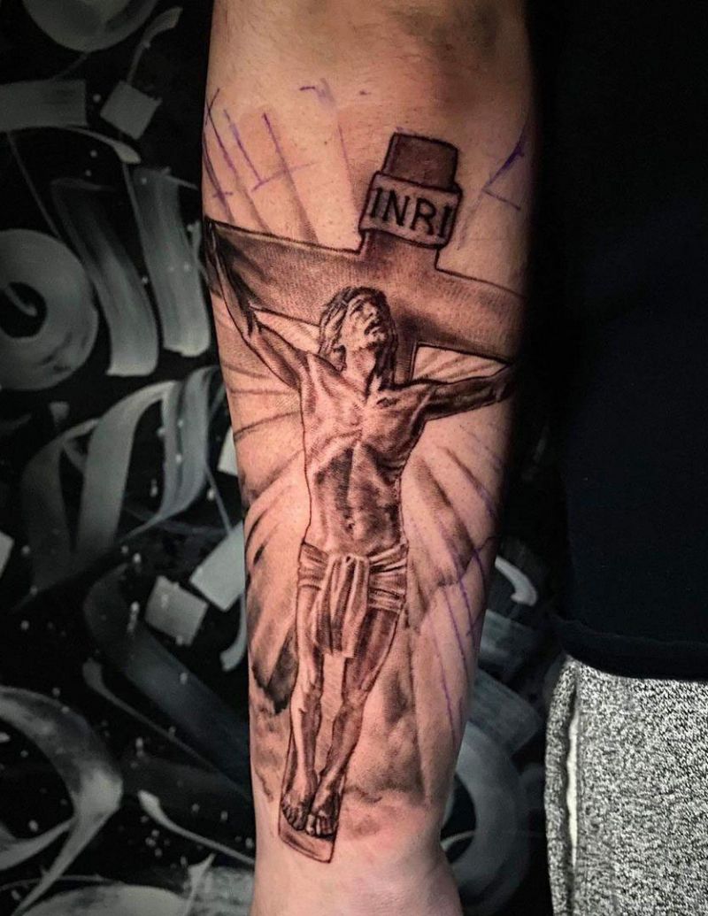 30 Perfect Jesus Cross Tattoos You Must Try