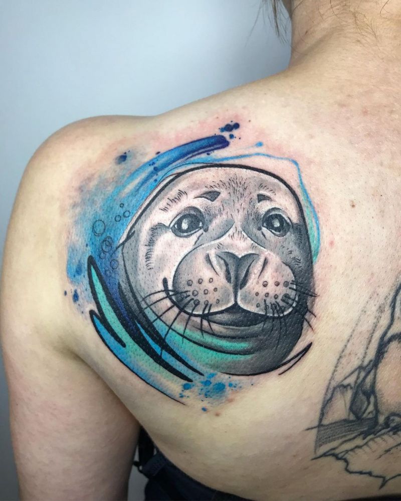 30 Pretty Seal Tattoos You Need to Copy