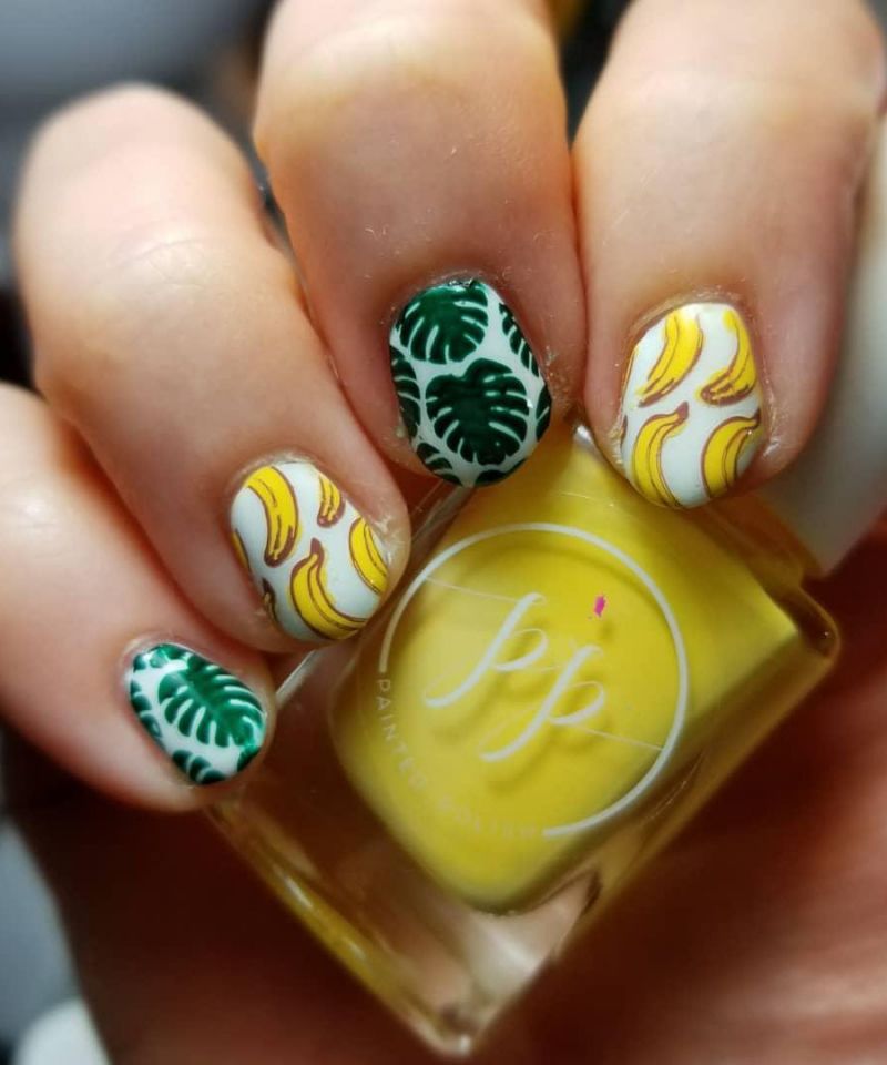 30 Stylish Banana Nail Art Designs You Can Copy