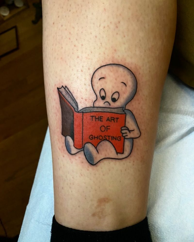 30 Cute Casper Tattoos You Must Love