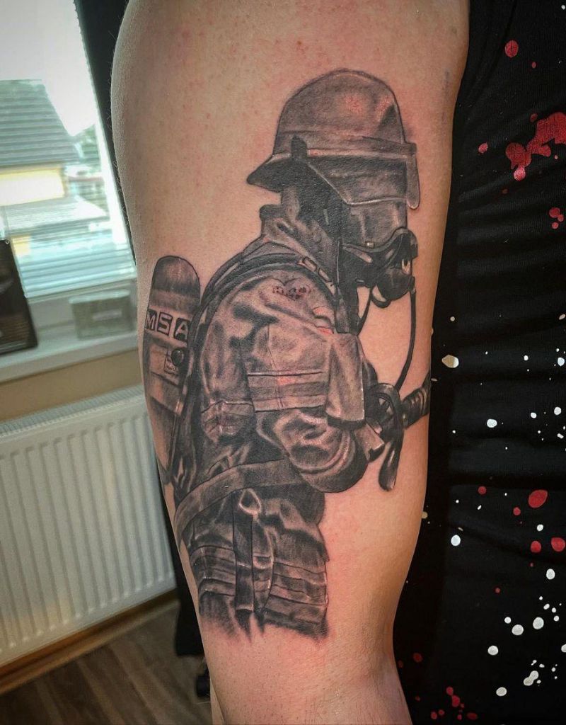 30 Pretty Firefighter Tattoos You Must Love