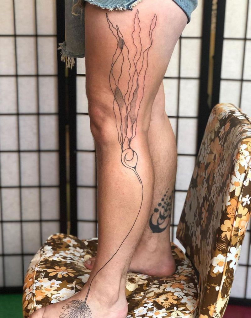 30 Perfect Kelp Tattoos You Must Try