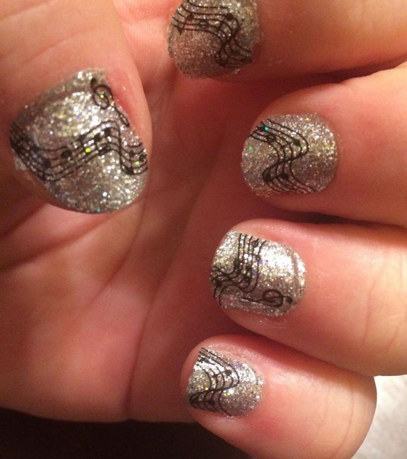 30 Gorgeous Music Nail Art Designs You Must Love