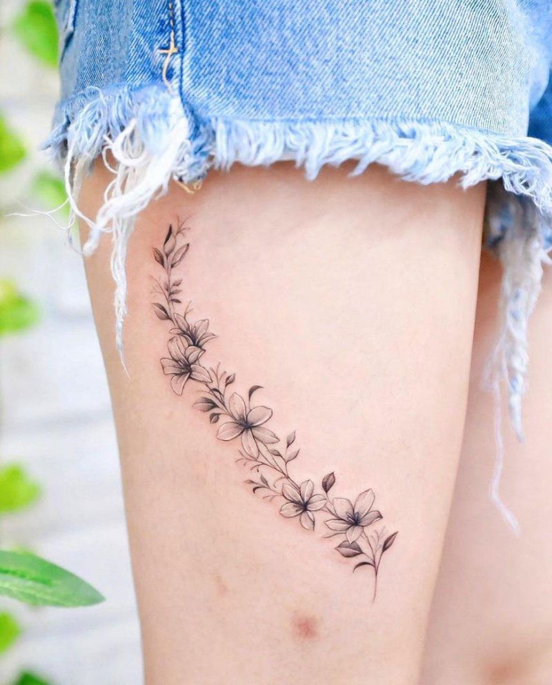 30 Pretty Orange Blossom Tattoos You Can Copy