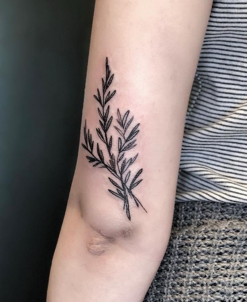 30 Gorgeous Rosemary Tattoos You Can Copy