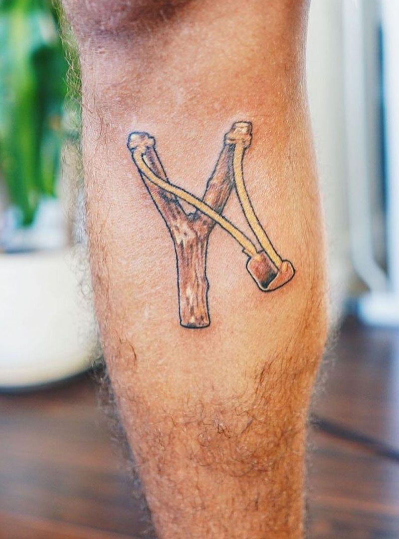 30 Perfect Slingshot Tattoos You Can Copy