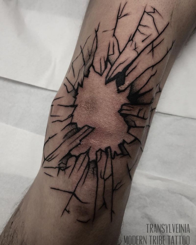 30 Pretty Broken Glass Tattoos You Need to Copy