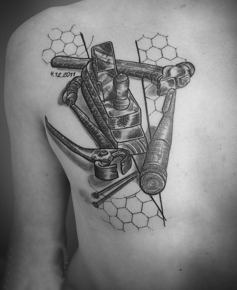 30 Pretty Carpenter Tattoos You Will Love