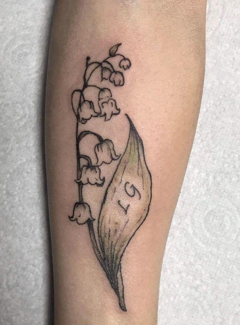 30 Pretty Lily of the Valley Tattoos to Inspire You