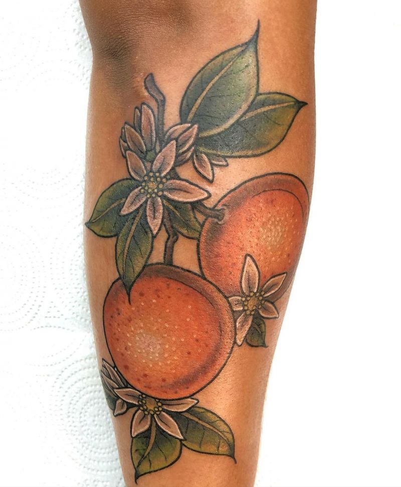 30 Pretty Orange Blossom Tattoos You Can Copy