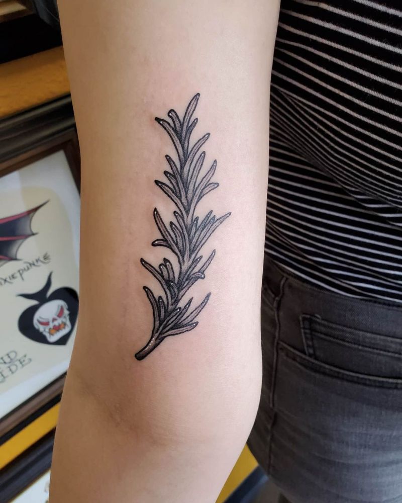 30 Gorgeous Rosemary Tattoos You Can Copy