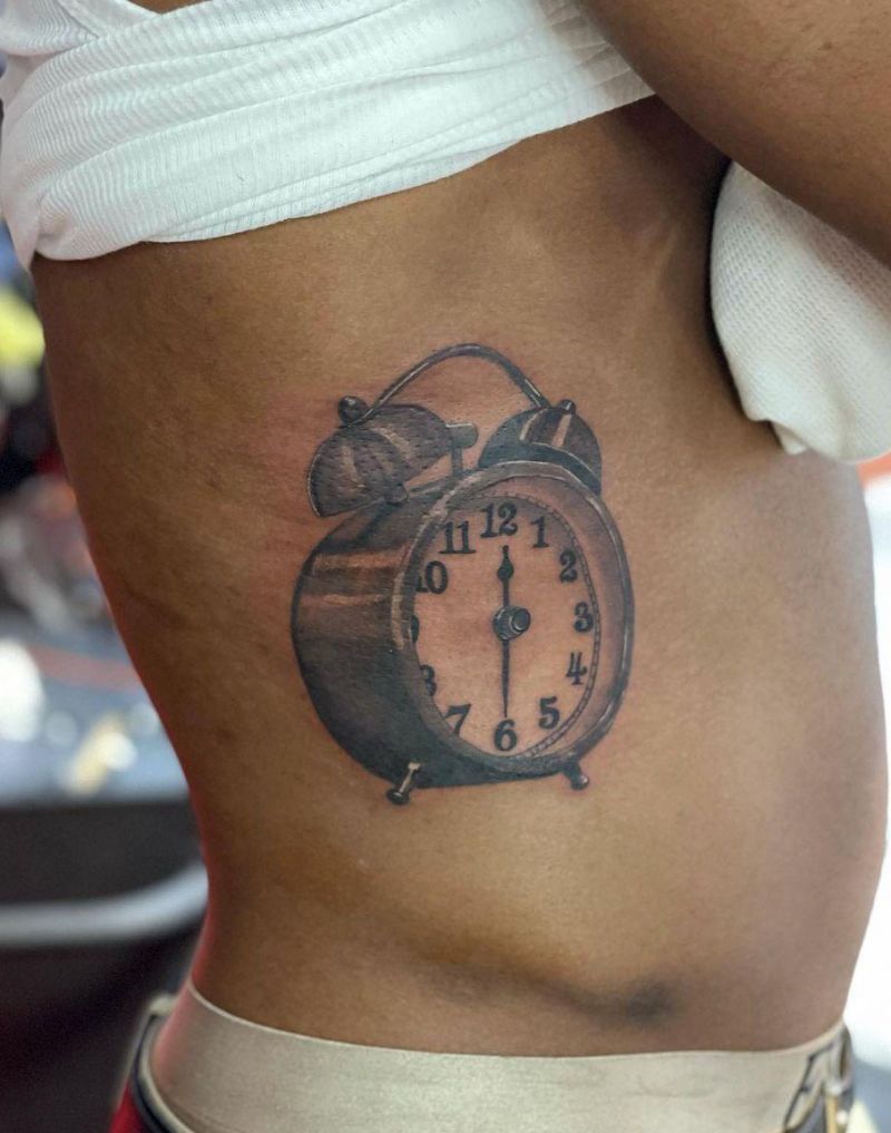 21 Perfect Alarm Clock Tattoos to Inspire You