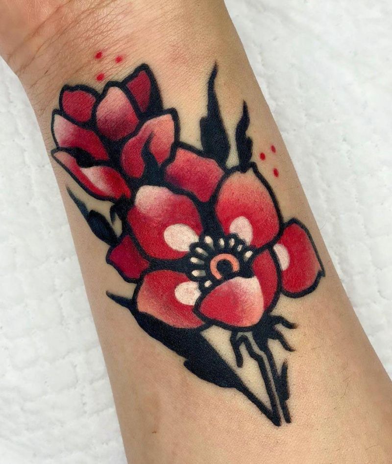 30 Pretty Anemone Tattoos You Must Try