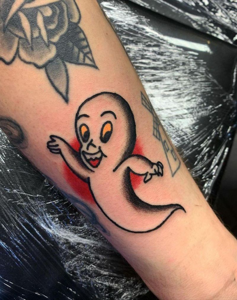 30 Cute Casper Tattoos You Must Love