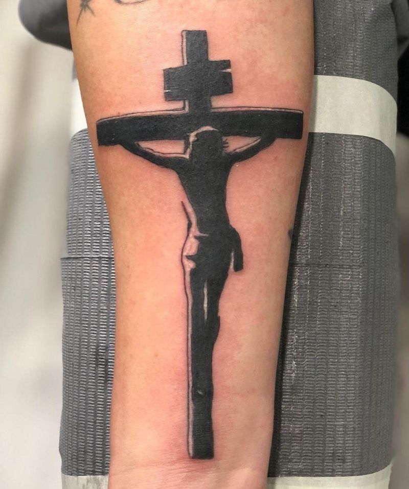 30 Perfect Jesus Cross Tattoos You Must Try