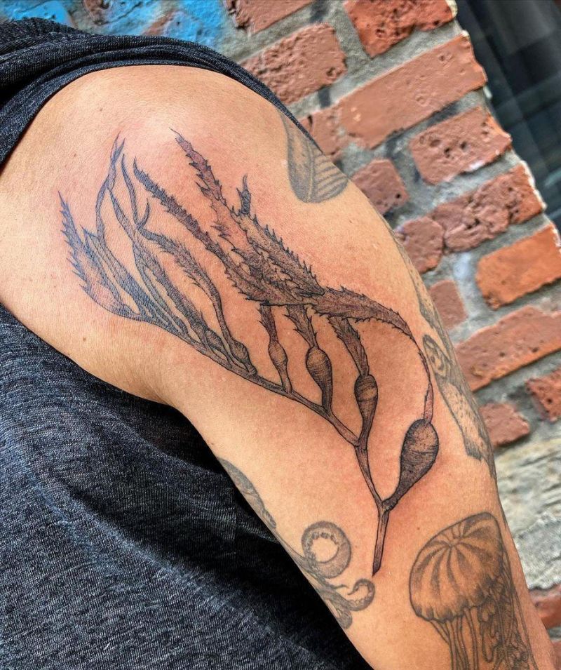 30 Perfect Kelp Tattoos You Must Try