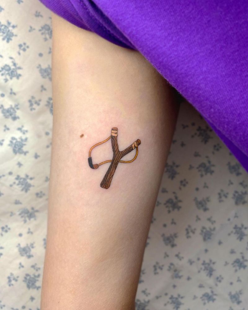 30 Perfect Slingshot Tattoos You Can Copy