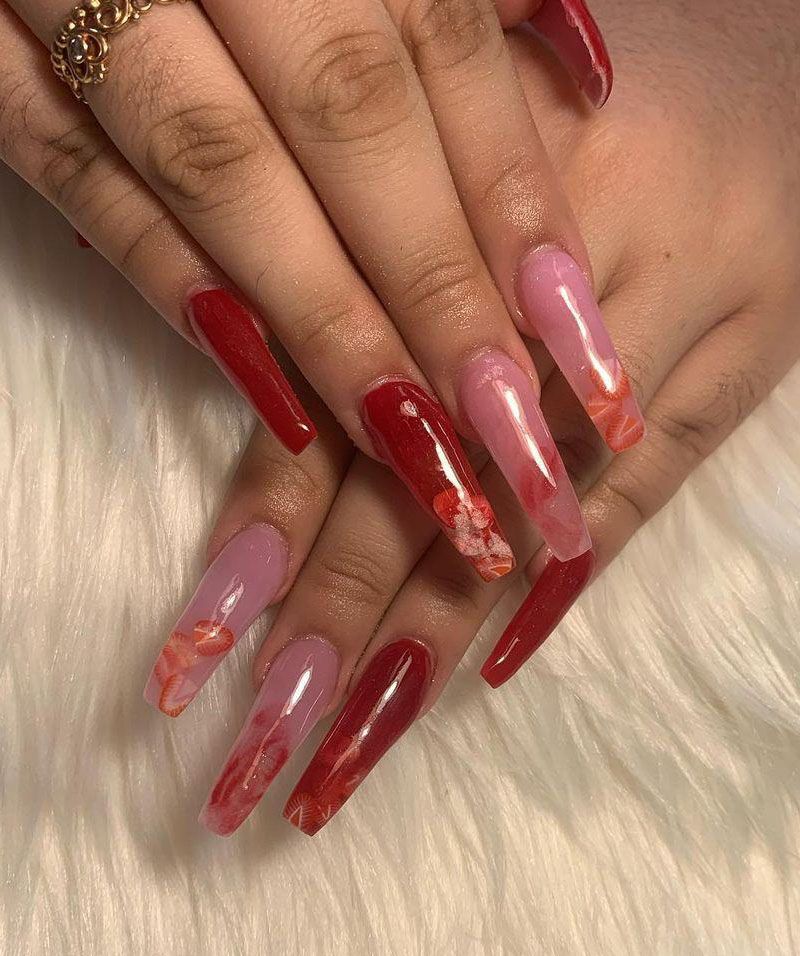 30 Trendy Strawberry Nails Make You Attractive