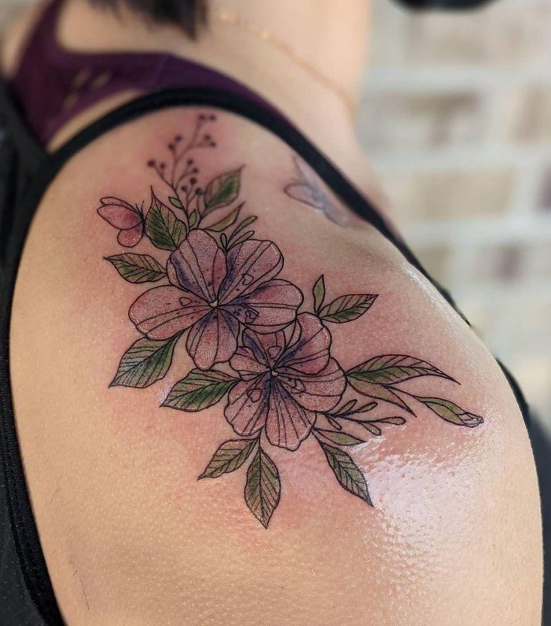 30 Pretty Violet Tattoos You Need to Copy