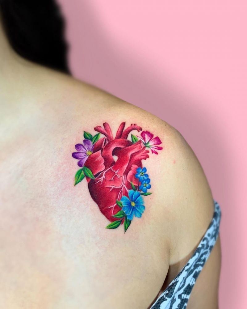 30 Pretty Anatomy Tattoos to Inspire You